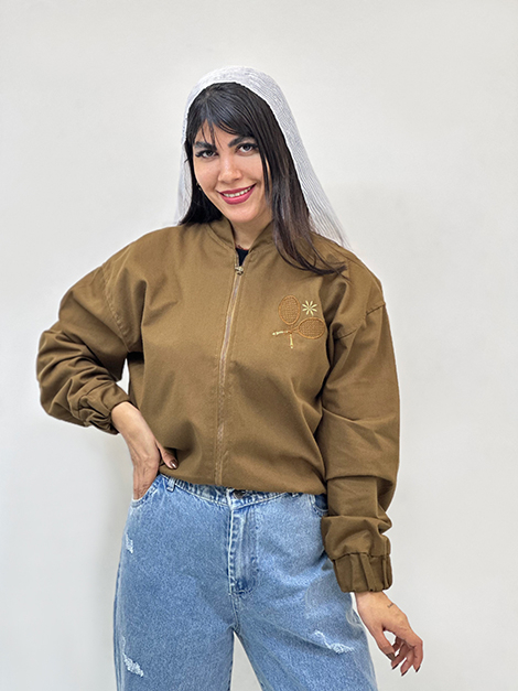 بامبر جلو زیپ دخترانه