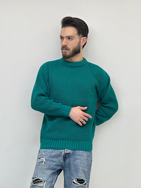 بافت پاییزه مردانه (یقه گرد)