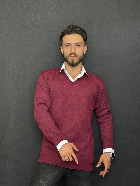 بافت پاییزه مردانه (یقه هفت)