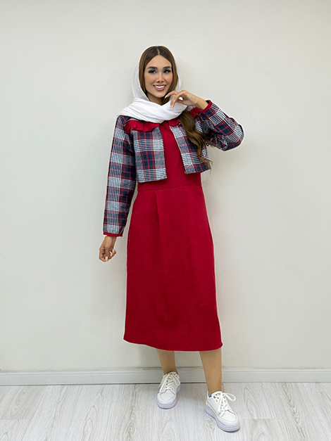 کت سارافون چهارخونه