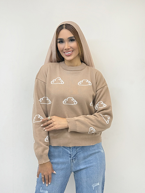 بافت طرحدار زنانه (ابر)