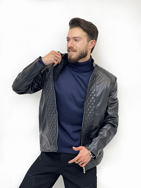 کاپشن چرم مردانه