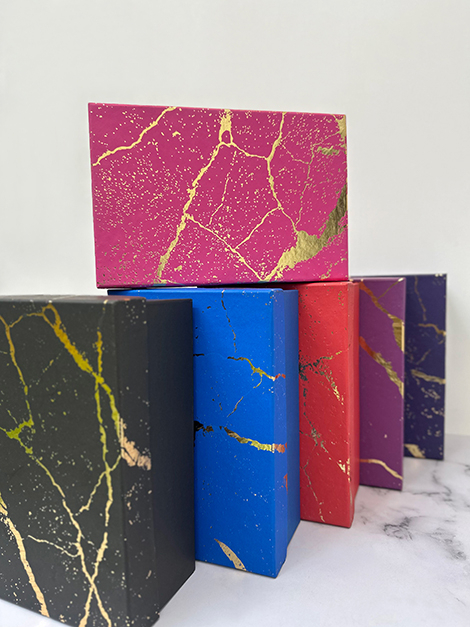 جعبه کادویی ماربل طلاکوب 