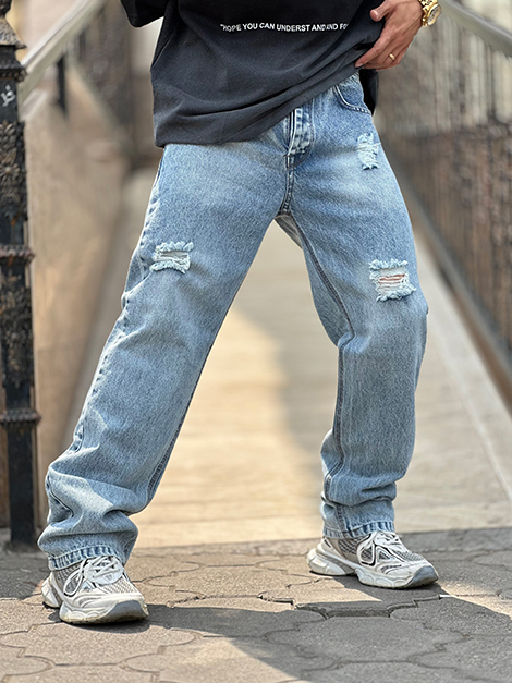 شلوار جین بگ پیستوله ای