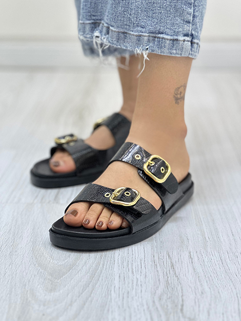 صندل چرم زنانه(روناک)