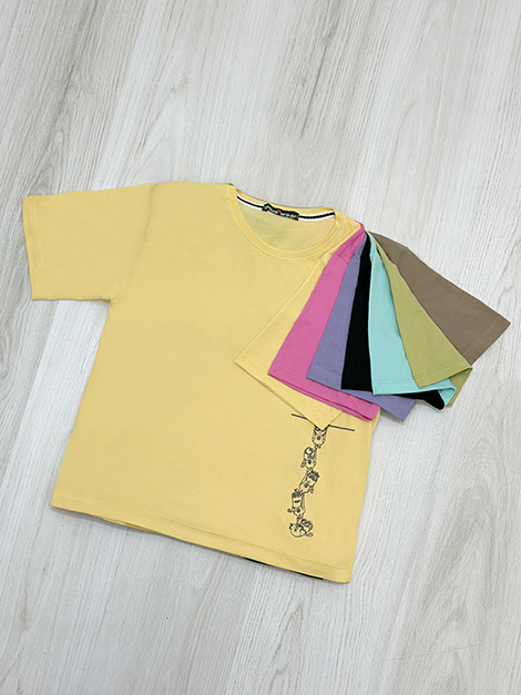 کراپ پنبه چاپ مینیون