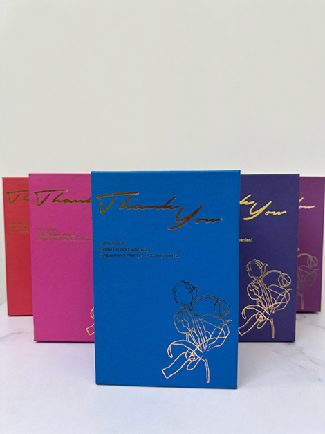  جعبه کادویی ماربل طلاکوب (گل)