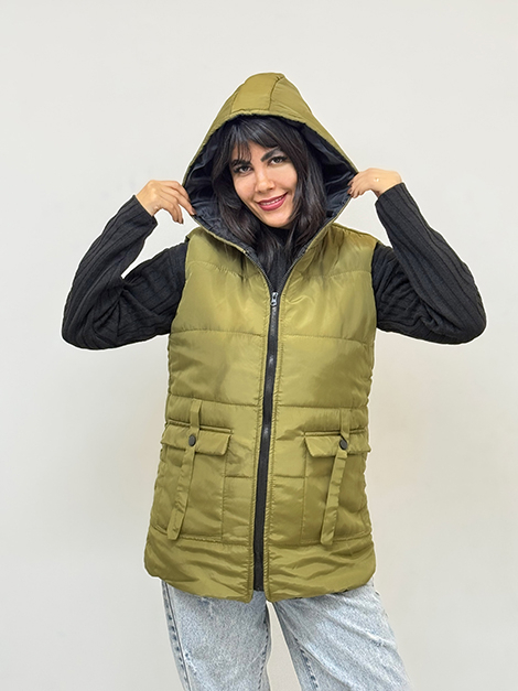 پافر زنانه (جیب بنددار)