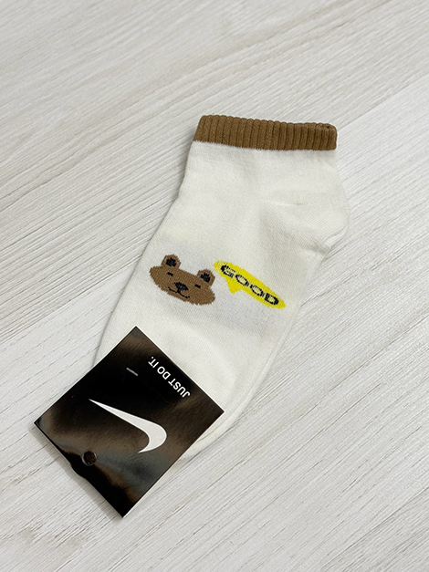 جوراب نخ پنبه (خرس GOOD)